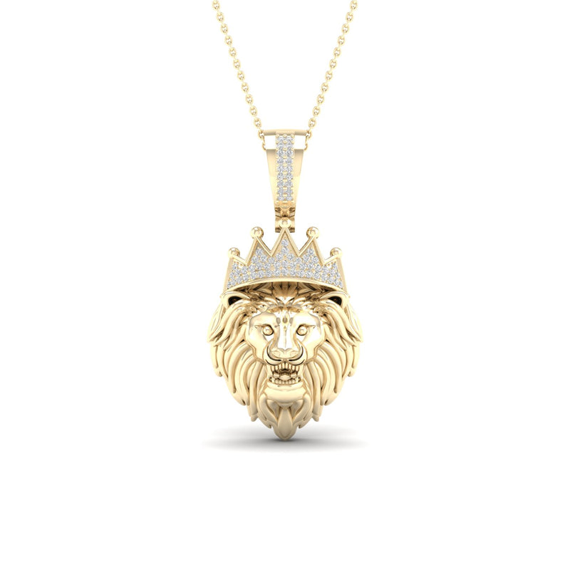 Lion Head Morganite GF sale Outlay Charm