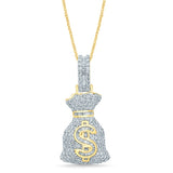 10K 2.75-2.77CT D-MONEY BAG